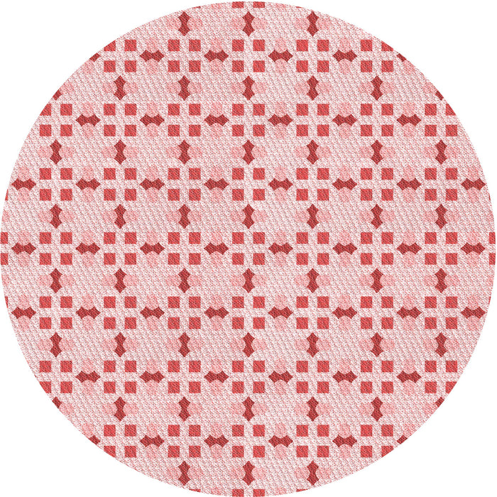 Square Machine Washable Transitional Light Red Pink Rug in a Living Room, wshpat2450rd