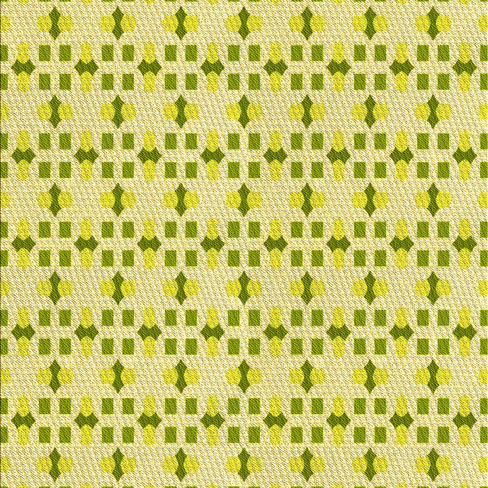 Patterned Green Rug, pat2450yw