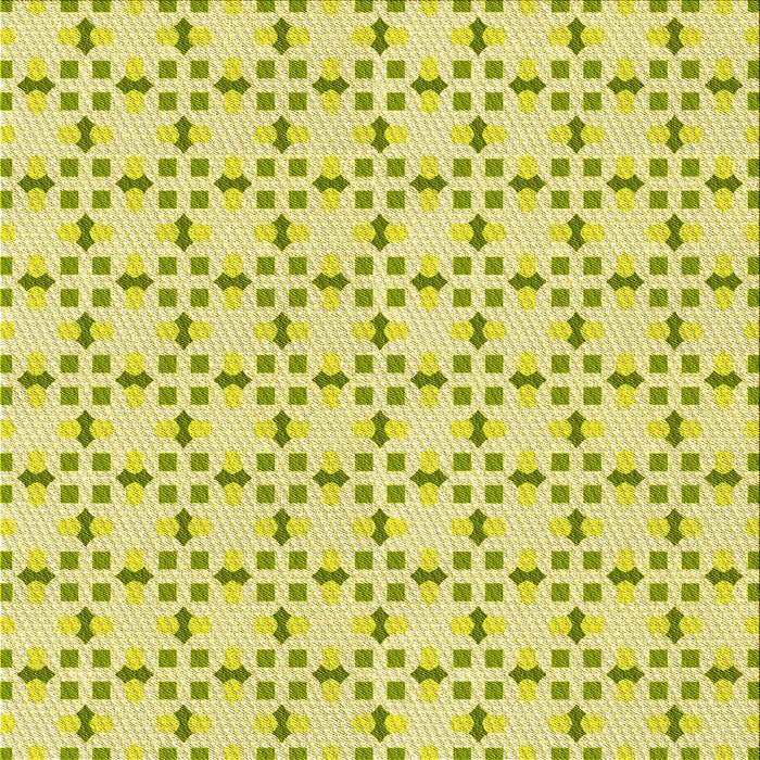 Round Machine Washable Transitional Green Rug, wshpat2450yw