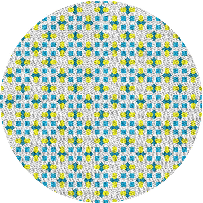 Sideview of Patterned Light Rose Green Novelty Rug, pat2450