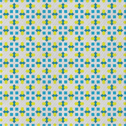 Square Patterned Light Rose Green Novelty Rug, pat2450