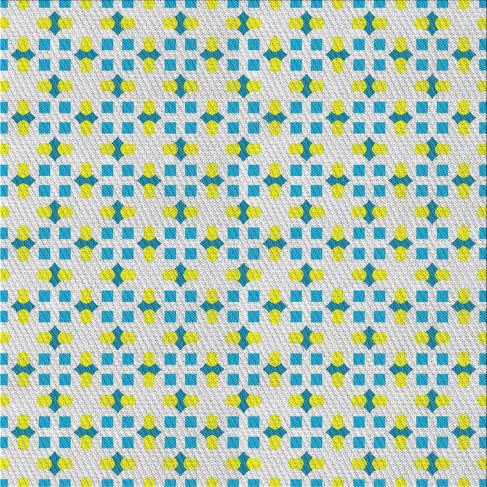 Square Patterned Light Rose Green Novelty Rug, pat2450