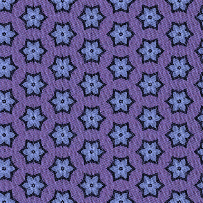 Round Patterned Light Slate Blue Rug, pat2451blu