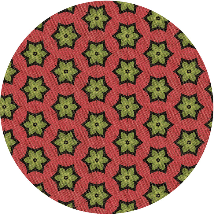 Square Patterned Light Brown Rug, pat2451brn