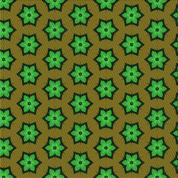 Round Patterned Milk Chocolate Brown Rug, pat2451grn