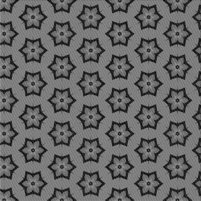 Round Machine Washable Transitional Gunmetal Gray Rug, wshpat2451gry