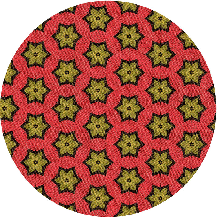 Square Machine Washable Transitional Red Rug in a Living Room, wshpat2451org