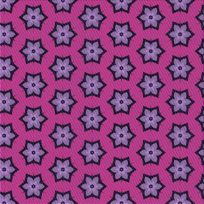 Round Patterned Dark Orchid Purple Rug, pat2451pur