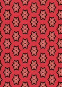 Machine Washable Transitional Red Rug, wshpat2451rd