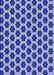 Machine Washable Transitional Cobalt Blue Rug, wshpat2452blu