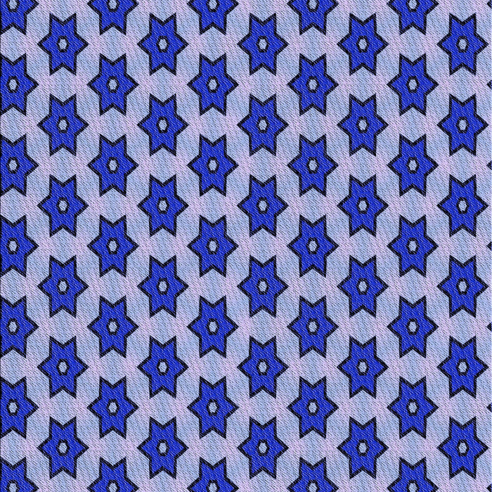 Patterned Cobalt Blue Rug, pat2452blu