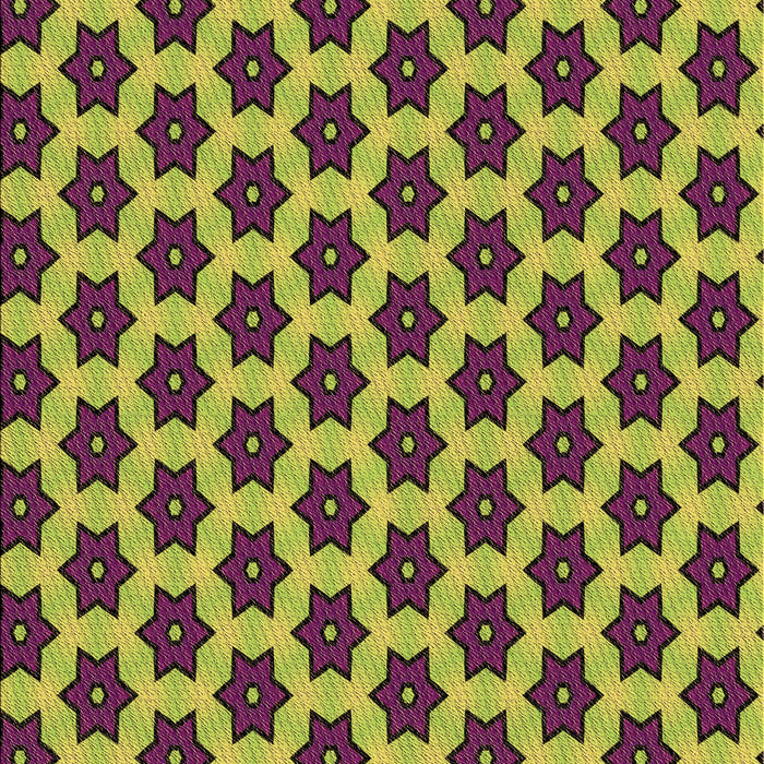 Patterned Neon Yellow Green Rug, pat2452brn