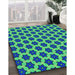 Patterned Blueberry Blue Rug in Family Room, pat2452lblu