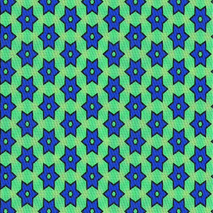 Machine Washable Transitional Blueberry Blue Rug, wshpat2452lblu