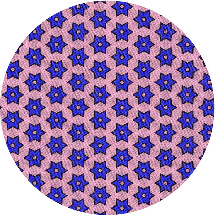 Square Patterned Bright Purple Rug, pat2452pur