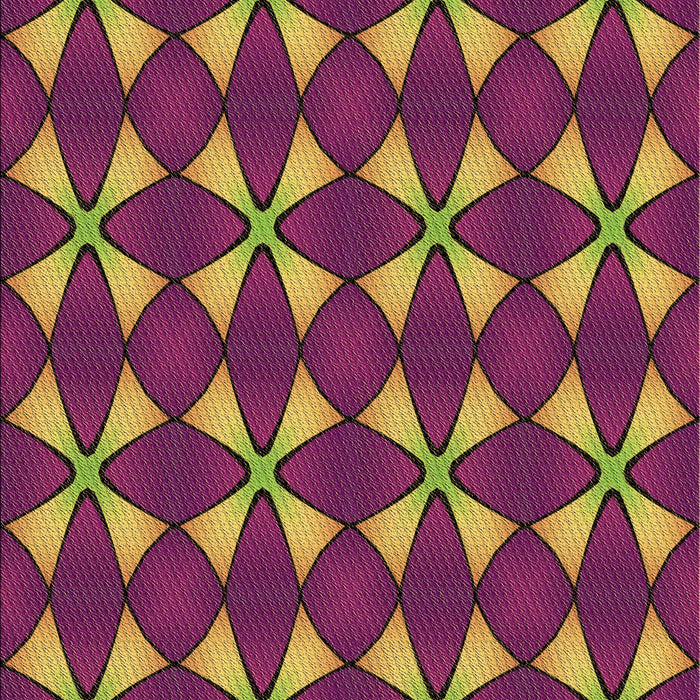 Patterned Burnt Pink Rug, pat2453brn