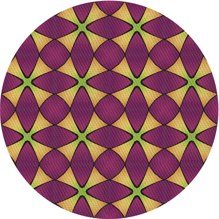 Square Machine Washable Transitional Burnt Pink Rug in a Living Room, wshpat2453brn