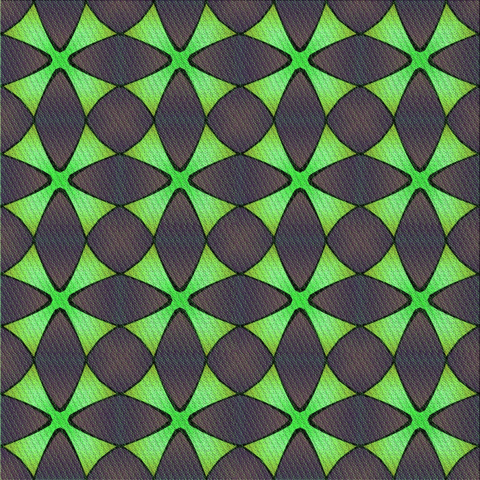 Round Patterned Apple Green Rug, pat2453grn