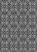 Patterned Gray Rug, pat2453gry