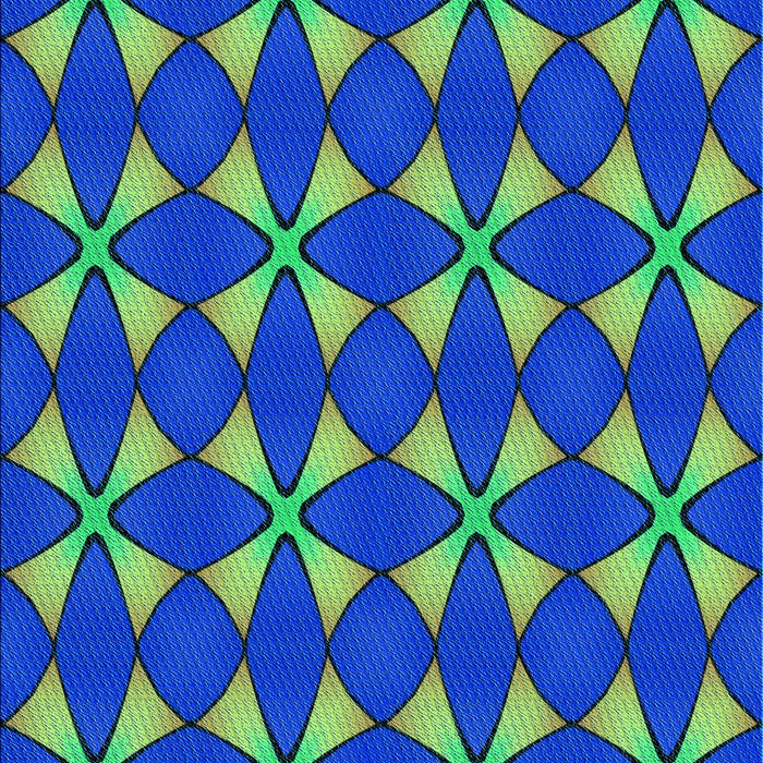 Machine Washable Transitional Medium Sea Green Rug, wshpat2453lblu