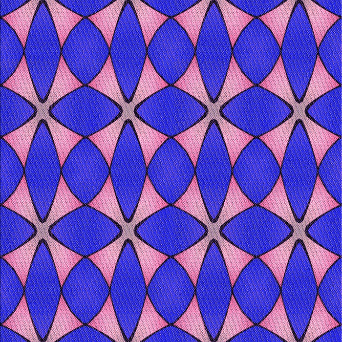 Patterned Medium Orchid Purple Rug, pat2453pur