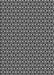 Machine Washable Transitional Dark Gray Rug, wshpat2454gry