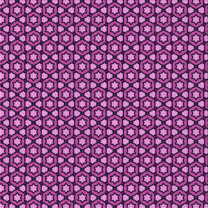 Round Machine Washable Transitional Dark Magenta Purple Rug, wshpat2454pur