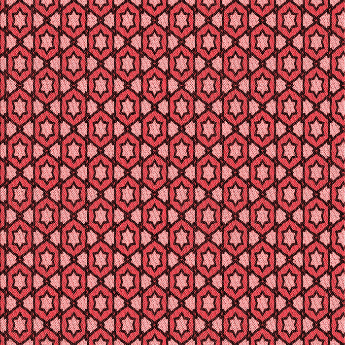 Patterned Red Rug, pat2454rd