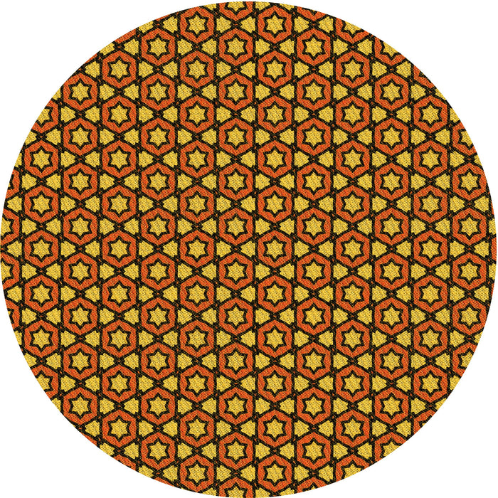 Square Patterned Maroon Red Rug, pat2454yw