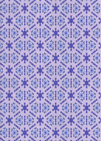 Machine Washable Transitional Mauve Purple Rug, wshpat2455blu