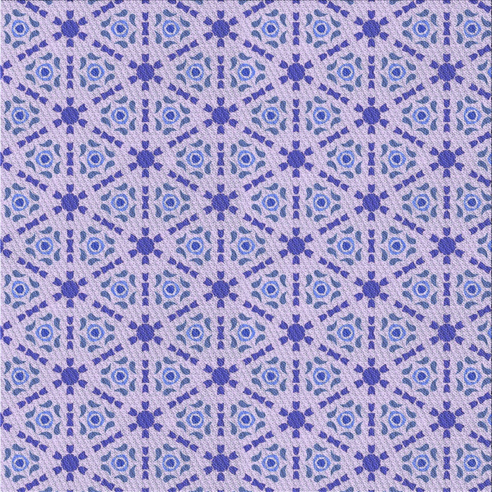 Round Machine Washable Transitional Mauve Purple Rug, wshpat2455blu