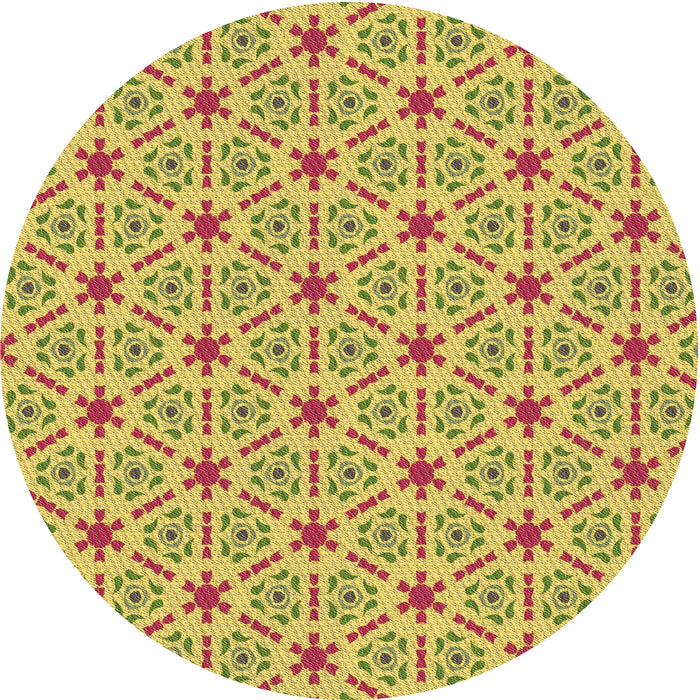 Square Machine Washable Transitional Light Brown Rug in a Living Room, wshpat2455brn