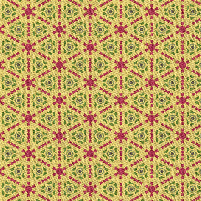 Round Patterned Light Brown Rug, pat2455brn