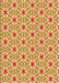 Patterned Orange Rug, pat2455org