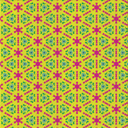 Square Patterned Yellow Green Novelty Rug, pat2455