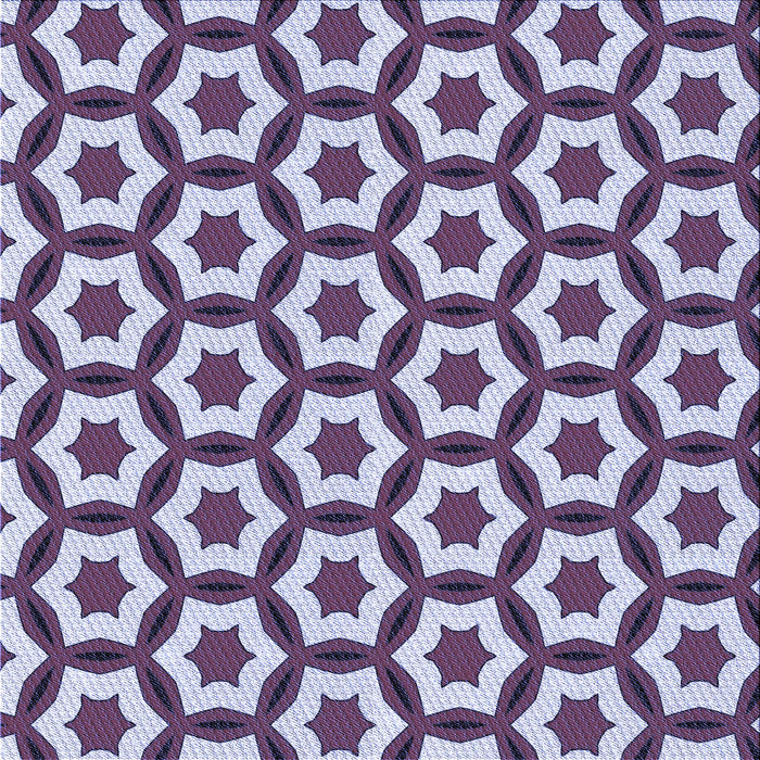 Round Machine Washable Transitional Purple Rug, wshpat2456blu