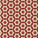 Round Machine Washable Transitional Red Rug, wshpat2456brn