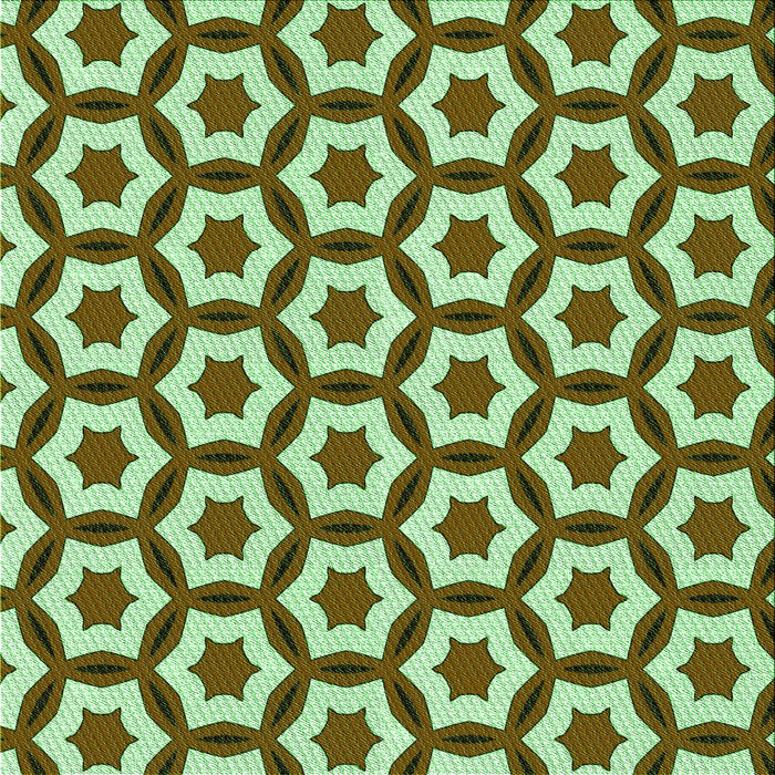 Round Patterned Dark Bronze Brown Rug, pat2456grn