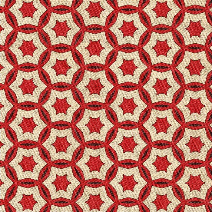 Round Machine Washable Transitional Red Rug, wshpat2456org