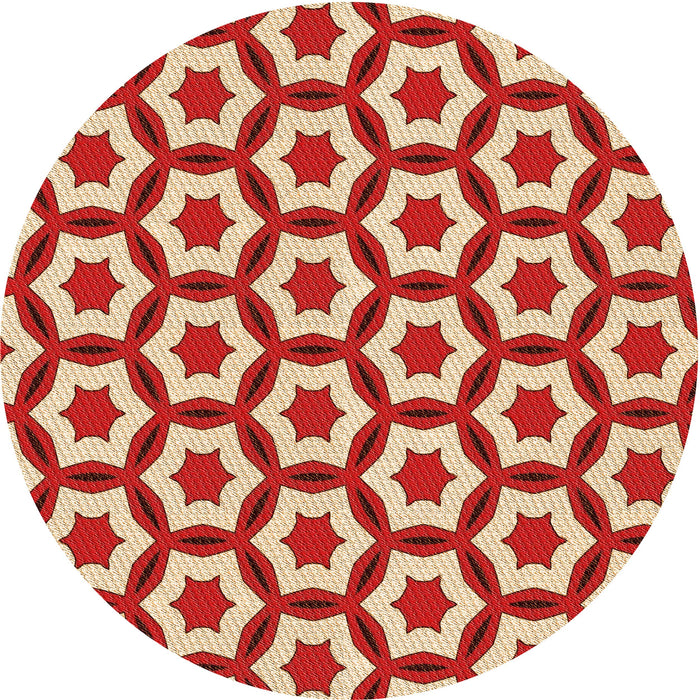 Square Machine Washable Transitional Red Rug in a Living Room, wshpat2456org