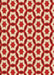 Patterned Red Rug, pat2456org