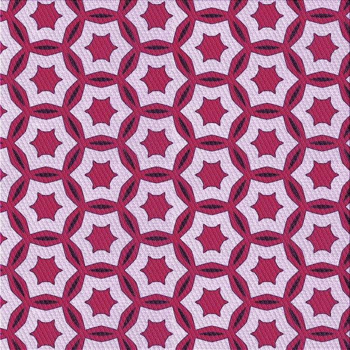 Round Patterned Blush Pink Rug, pat2456pur