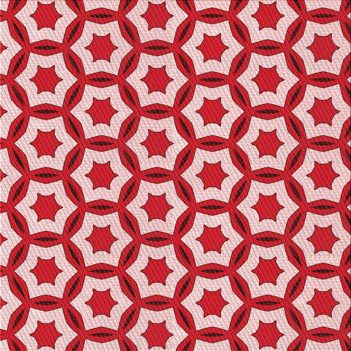 Round Patterned Pink Rug, pat2456rd