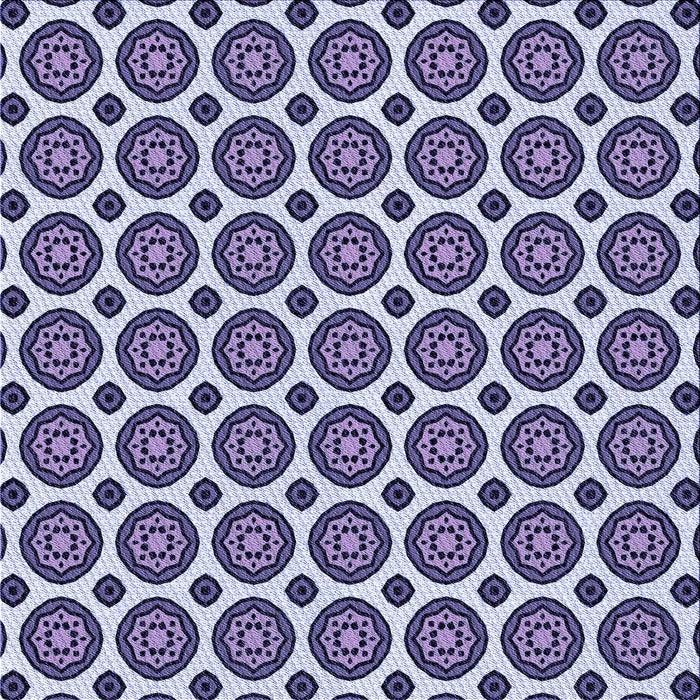 Round Machine Washable Transitional Dark Slate Blue Purple Rug, wshpat2457blu