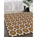 Machine Washable Transitional Red Brown Rug in a Family Room, wshpat2457brn