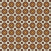 Round Patterned Red Brown Rug, pat2457brn