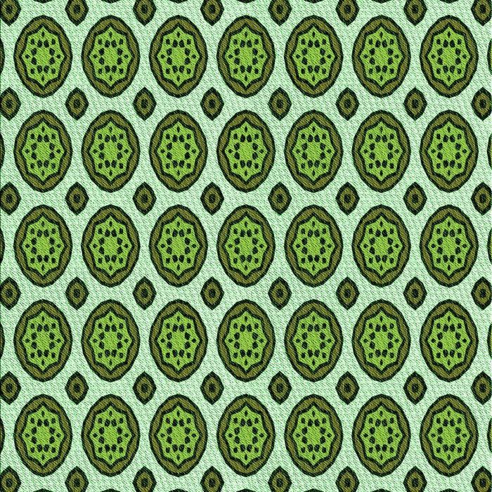Patterned Pastel Green Rug, pat2457grn