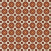 Round Machine Washable Transitional Saffron Red Rug, wshpat2457org