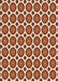 Machine Washable Transitional Saffron Red Rug, wshpat2457org