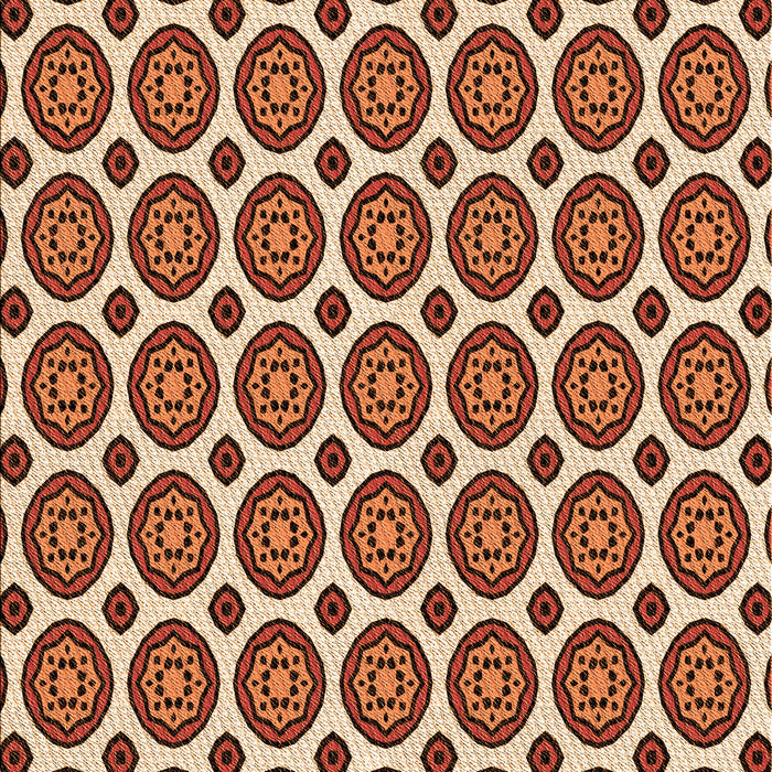 Machine Washable Transitional Saffron Red Rug, wshpat2457org